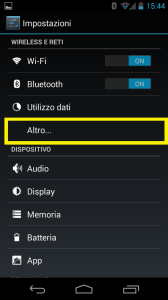 Come configurare APN internet con Tim su Android Jelly Bean 4.3 Nexus - Foto 2