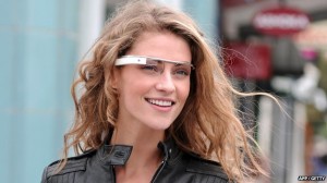 Wearing Google Glasses