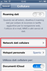 Immagine 4 - iphone Network Dati Cellulare