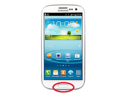 Catturare immagine schermo Samsung S3