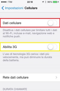 iPhone iOS7 imp_cellulare_Vodafone