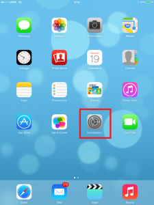 Home impostazioni iOS7