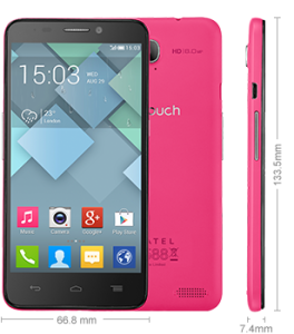 Alcatel One Touch Idol S e Idol Mini - Fronte - Retro - Lato