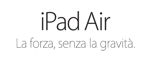 iPad Air Slogan