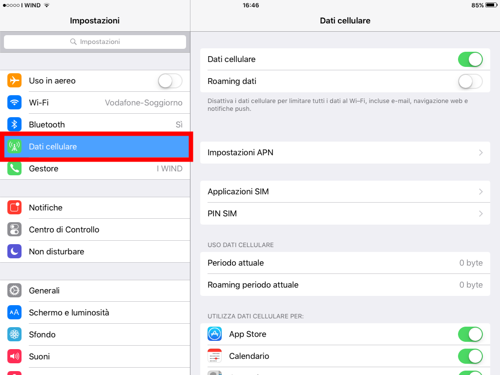 Informazioni sulle opzioni LTE per iPhone