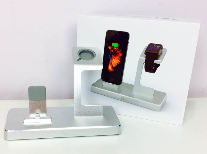 1byone Postazione di ricarica per iPhone, Ipad & Apple Watch - miglior docking station