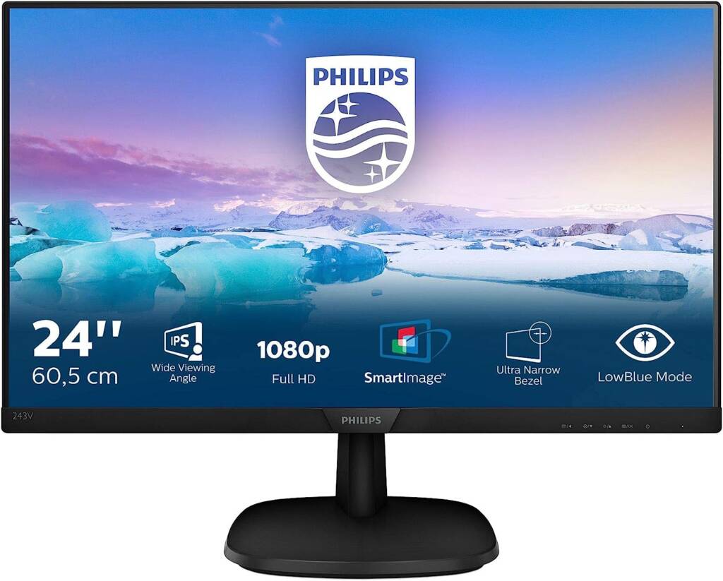 Philips 243V7QDSB - 24 Pollici FHD Monitor pc low cost
