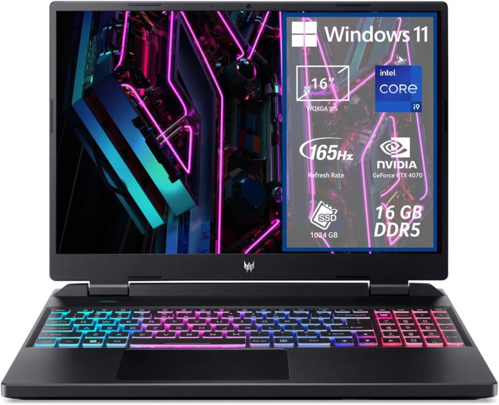 Acer Predator Helios Neo 16 PHN16-71-98AL notebook gaming fascia alta